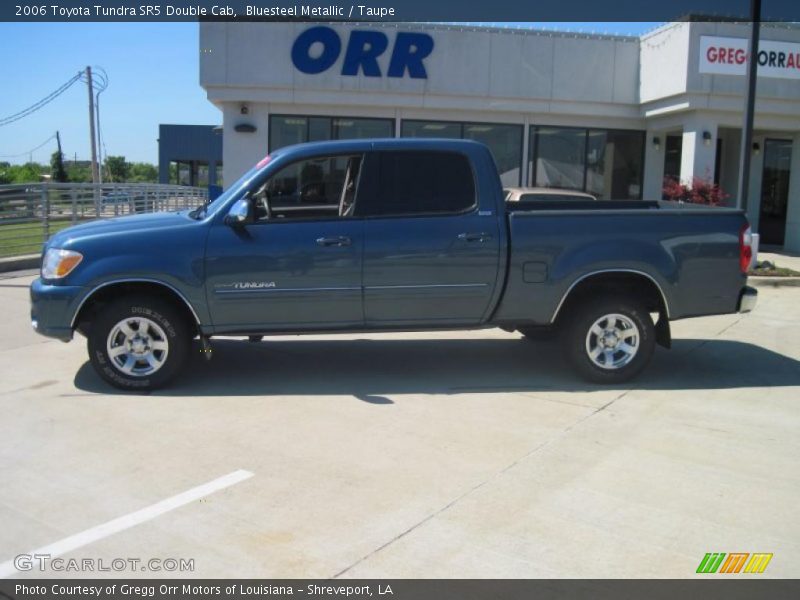 Bluesteel Metallic / Taupe 2006 Toyota Tundra SR5 Double Cab