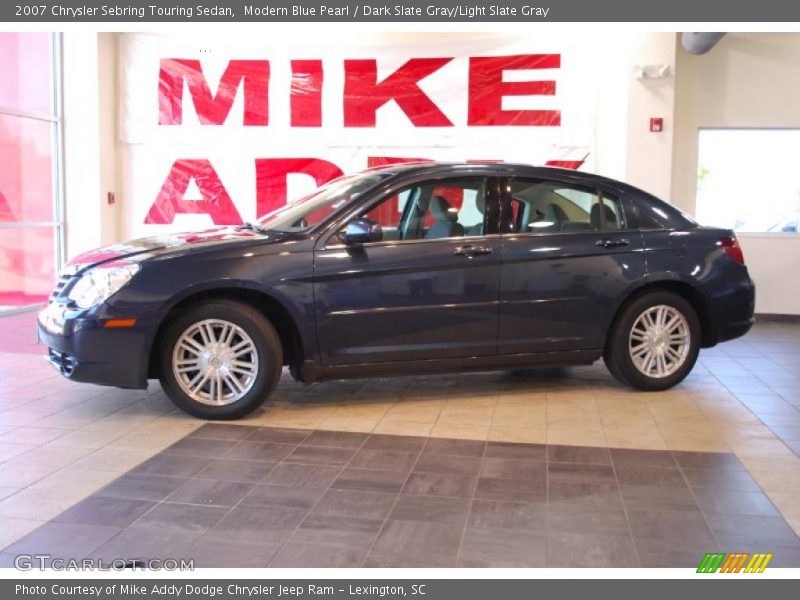 Modern Blue Pearl / Dark Slate Gray/Light Slate Gray 2007 Chrysler Sebring Touring Sedan