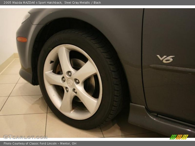 Steel Gray Metallic / Black 2005 Mazda MAZDA6 s Sport Hatchback