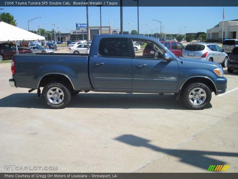 Bluesteel Metallic / Taupe 2006 Toyota Tundra SR5 Double Cab