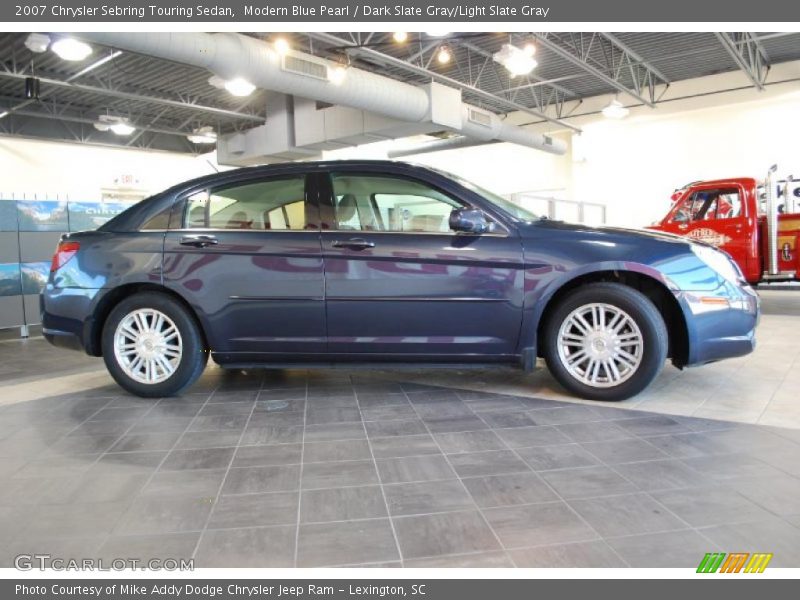 Modern Blue Pearl / Dark Slate Gray/Light Slate Gray 2007 Chrysler Sebring Touring Sedan