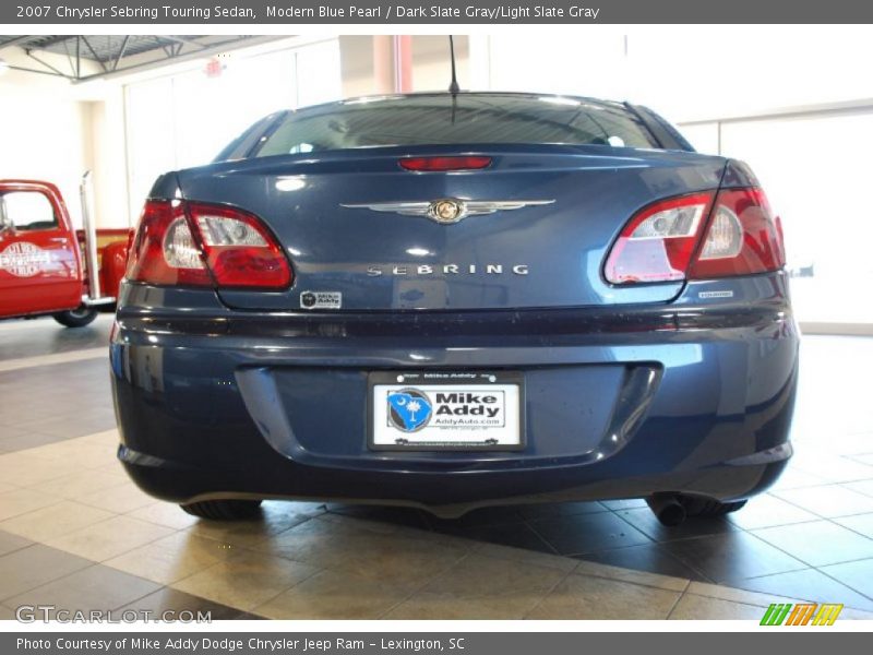 Modern Blue Pearl / Dark Slate Gray/Light Slate Gray 2007 Chrysler Sebring Touring Sedan