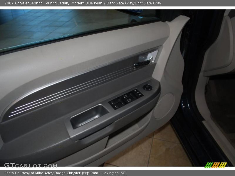 Modern Blue Pearl / Dark Slate Gray/Light Slate Gray 2007 Chrysler Sebring Touring Sedan