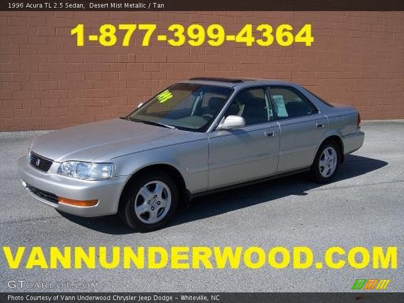 Desert Mist Metallic / Tan 1996 Acura TL 2.5 Sedan
