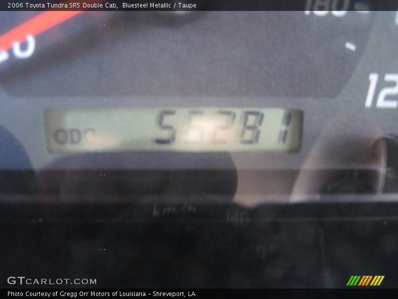 Bluesteel Metallic / Taupe 2006 Toyota Tundra SR5 Double Cab