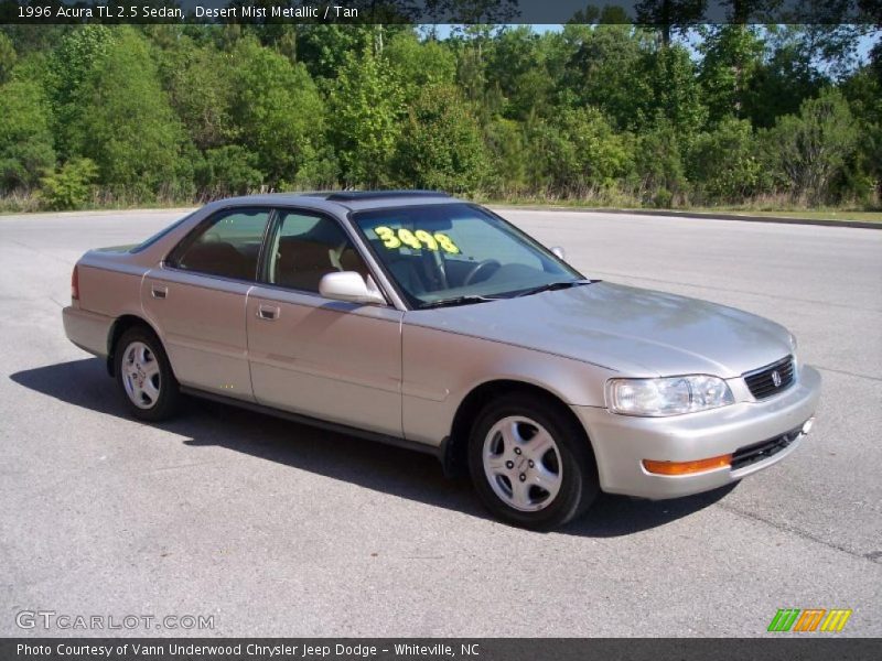 Desert Mist Metallic / Tan 1996 Acura TL 2.5 Sedan