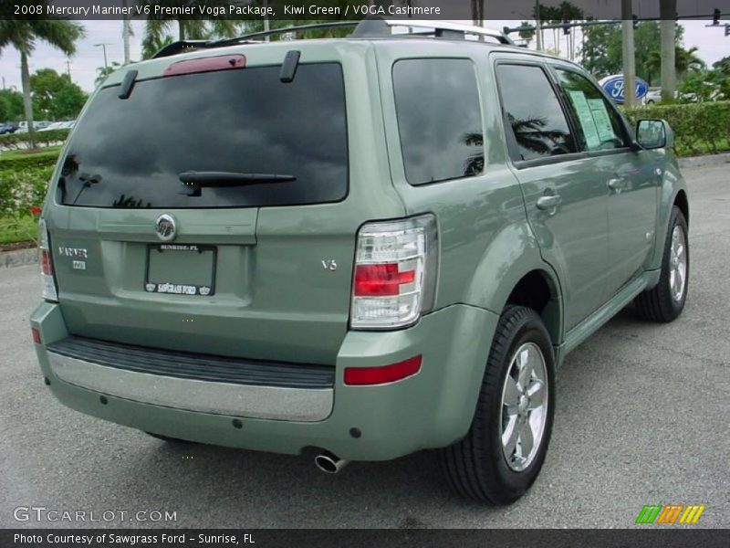 Kiwi Green / VOGA Cashmere 2008 Mercury Mariner V6 Premier Voga Package