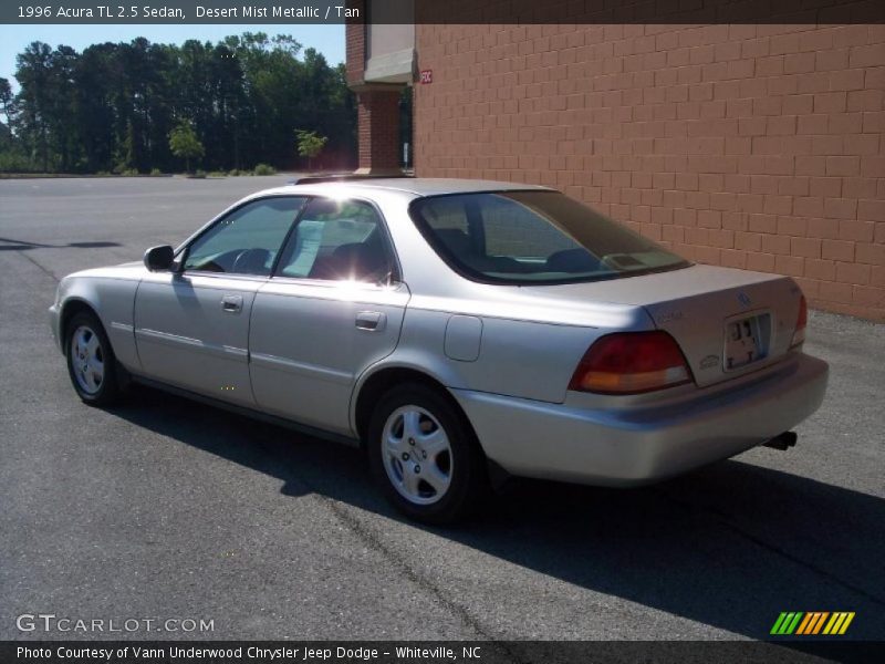 Desert Mist Metallic / Tan 1996 Acura TL 2.5 Sedan
