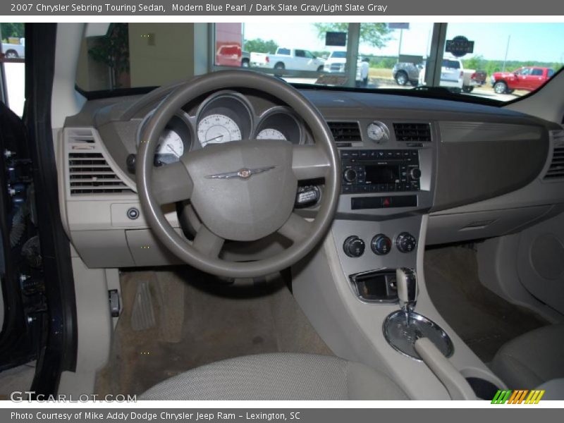 Modern Blue Pearl / Dark Slate Gray/Light Slate Gray 2007 Chrysler Sebring Touring Sedan