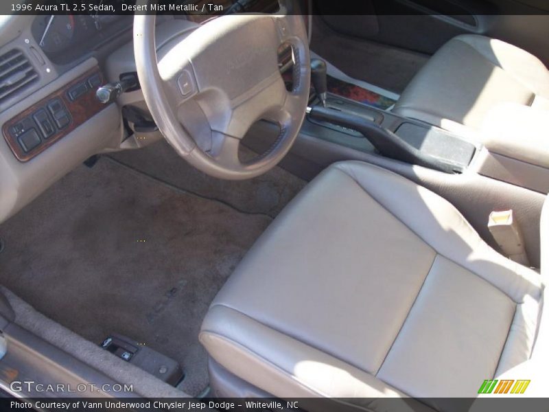 Desert Mist Metallic / Tan 1996 Acura TL 2.5 Sedan