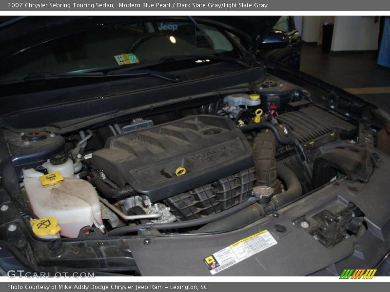 Modern Blue Pearl / Dark Slate Gray/Light Slate Gray 2007 Chrysler Sebring Touring Sedan