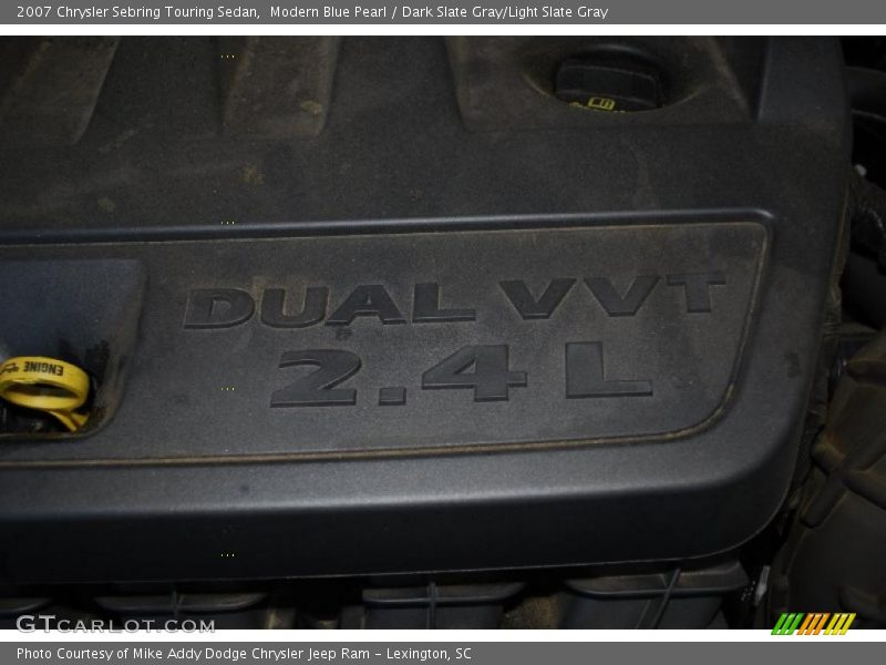 Modern Blue Pearl / Dark Slate Gray/Light Slate Gray 2007 Chrysler Sebring Touring Sedan