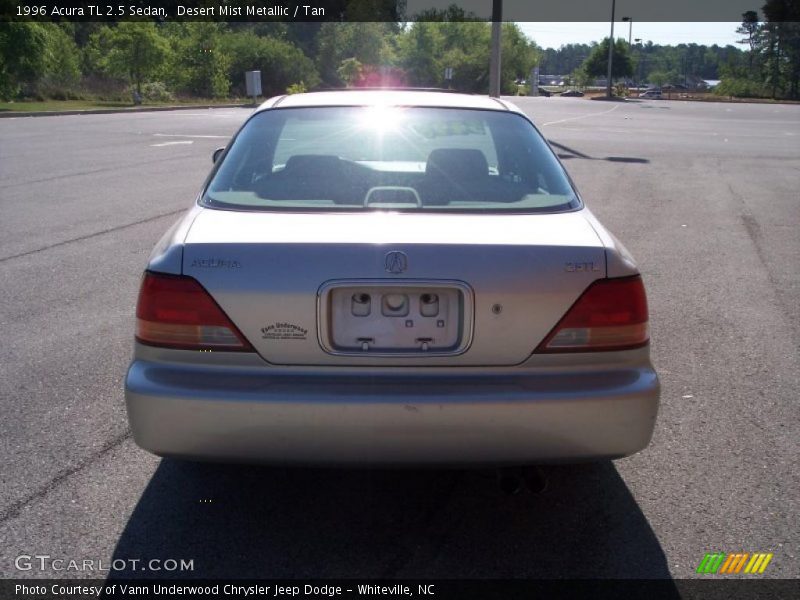 Desert Mist Metallic / Tan 1996 Acura TL 2.5 Sedan