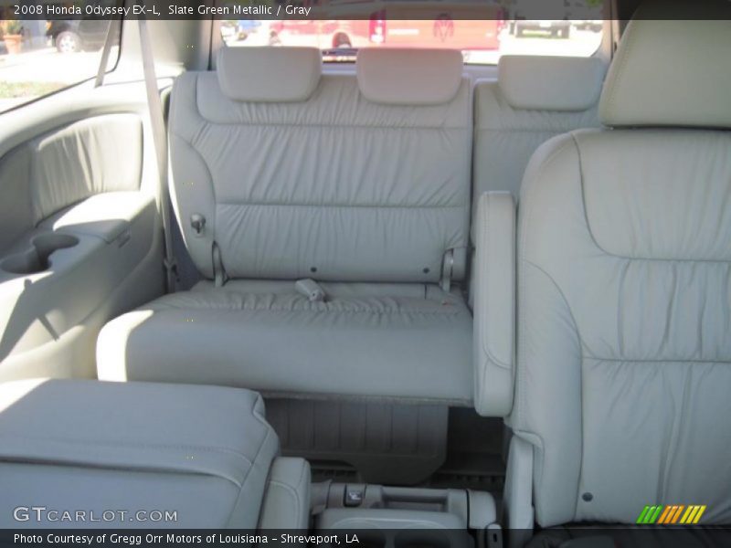 Slate Green Metallic / Gray 2008 Honda Odyssey EX-L