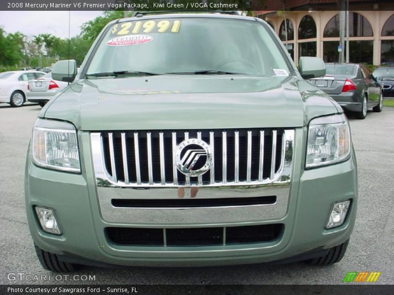Kiwi Green / VOGA Cashmere 2008 Mercury Mariner V6 Premier Voga Package
