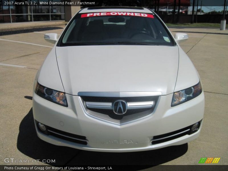 White Diamond Pearl / Parchment 2007 Acura TL 3.2