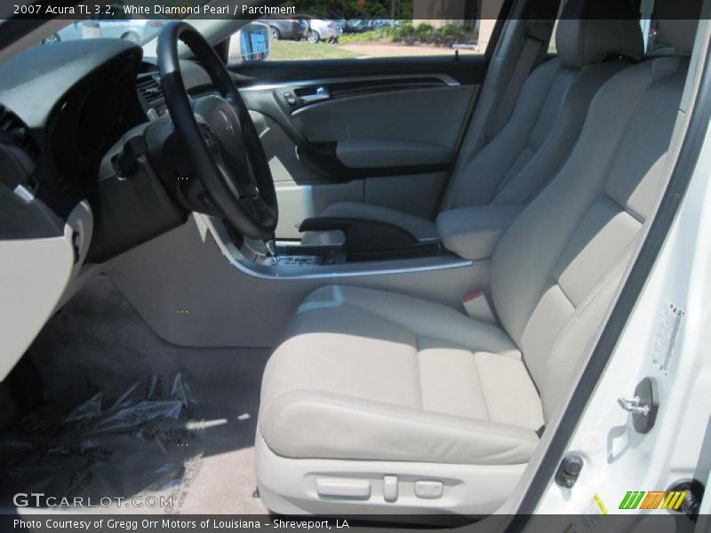 White Diamond Pearl / Parchment 2007 Acura TL 3.2