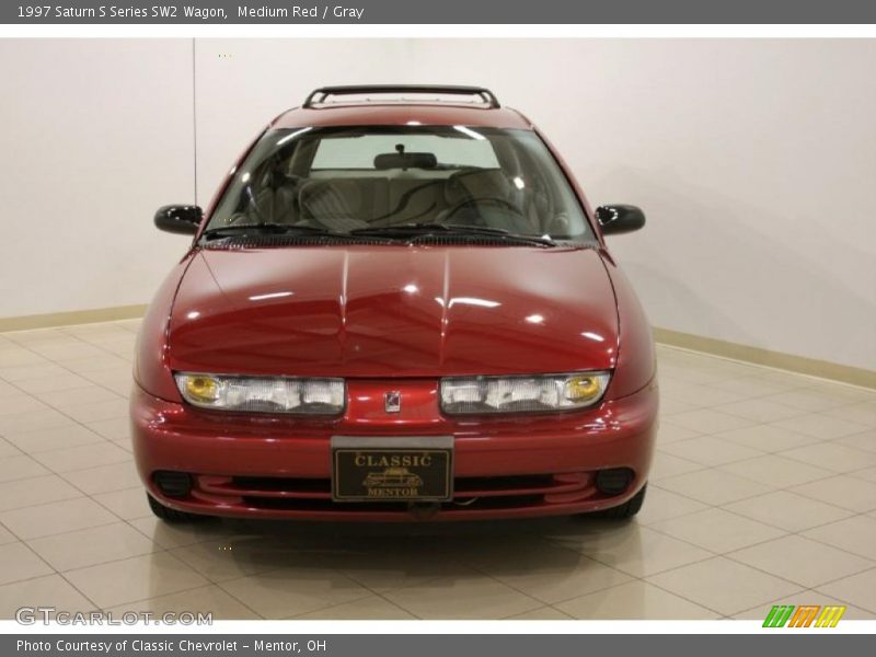 Medium Red / Gray 1997 Saturn S Series SW2 Wagon