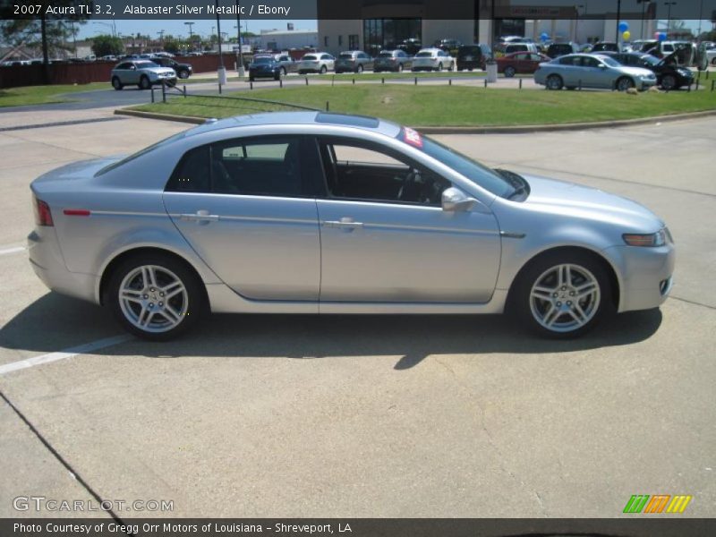 Alabaster Silver Metallic / Ebony 2007 Acura TL 3.2
