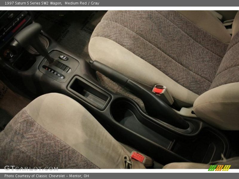 Medium Red / Gray 1997 Saturn S Series SW2 Wagon