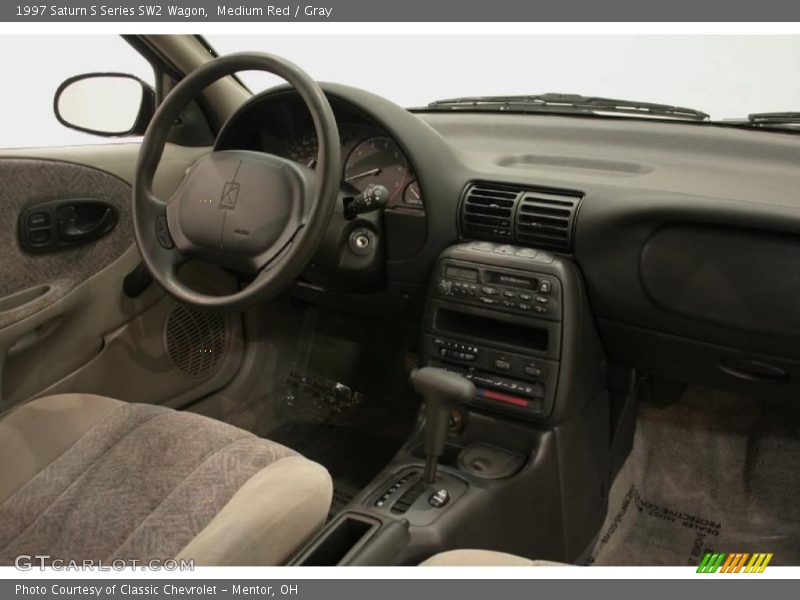 Medium Red / Gray 1997 Saturn S Series SW2 Wagon