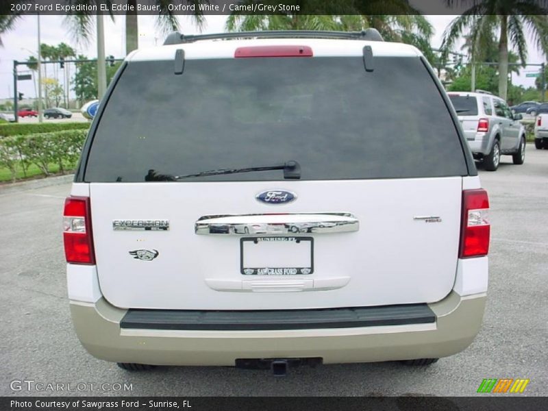 Oxford White / Camel/Grey Stone 2007 Ford Expedition EL Eddie Bauer