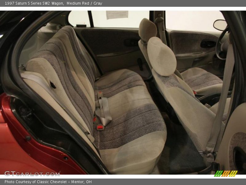 Medium Red / Gray 1997 Saturn S Series SW2 Wagon