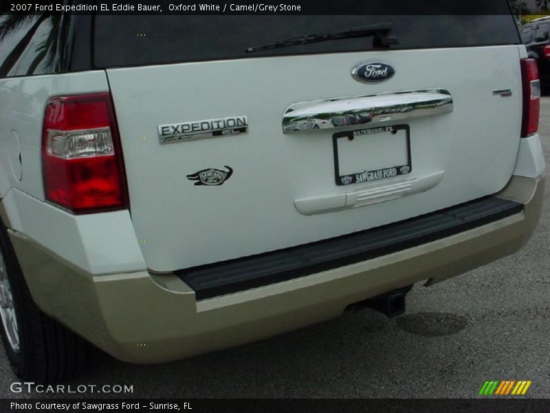 Oxford White / Camel/Grey Stone 2007 Ford Expedition EL Eddie Bauer