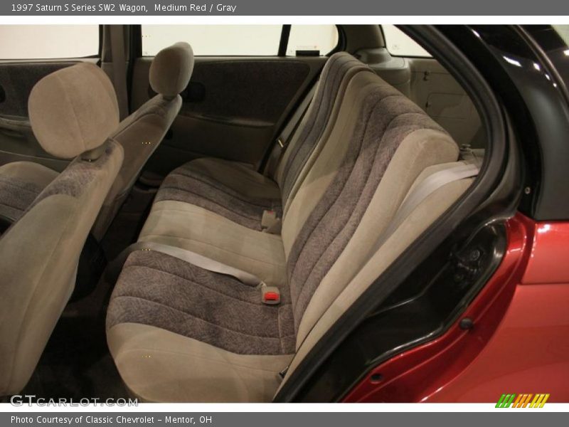 Medium Red / Gray 1997 Saturn S Series SW2 Wagon