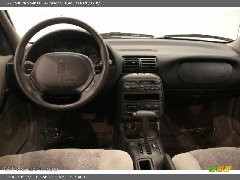 Medium Red / Gray 1997 Saturn S Series SW2 Wagon