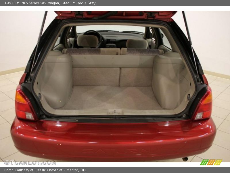 Medium Red / Gray 1997 Saturn S Series SW2 Wagon