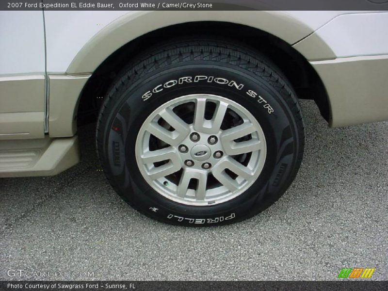 Oxford White / Camel/Grey Stone 2007 Ford Expedition EL Eddie Bauer