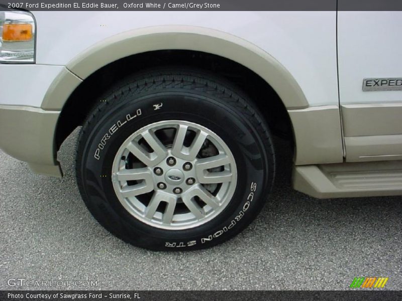 Oxford White / Camel/Grey Stone 2007 Ford Expedition EL Eddie Bauer