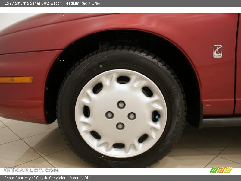 Medium Red / Gray 1997 Saturn S Series SW2 Wagon