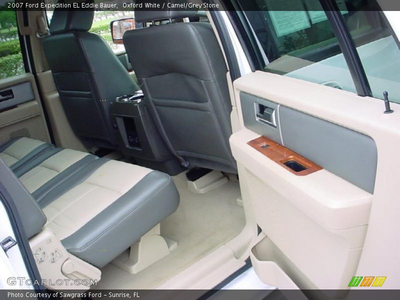 Oxford White / Camel/Grey Stone 2007 Ford Expedition EL Eddie Bauer