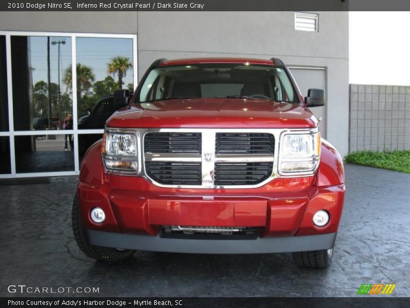Inferno Red Crystal Pearl / Dark Slate Gray 2010 Dodge Nitro SE