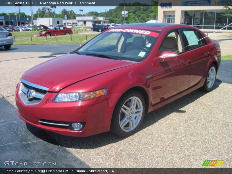 Moroccan Red Pearl / Parchment 2008 Acura TL 3.2