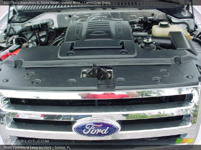 Oxford White / Camel/Grey Stone 2007 Ford Expedition EL Eddie Bauer