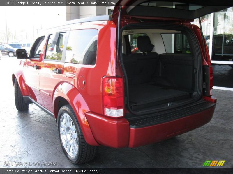 Inferno Red Crystal Pearl / Dark Slate Gray 2010 Dodge Nitro SE