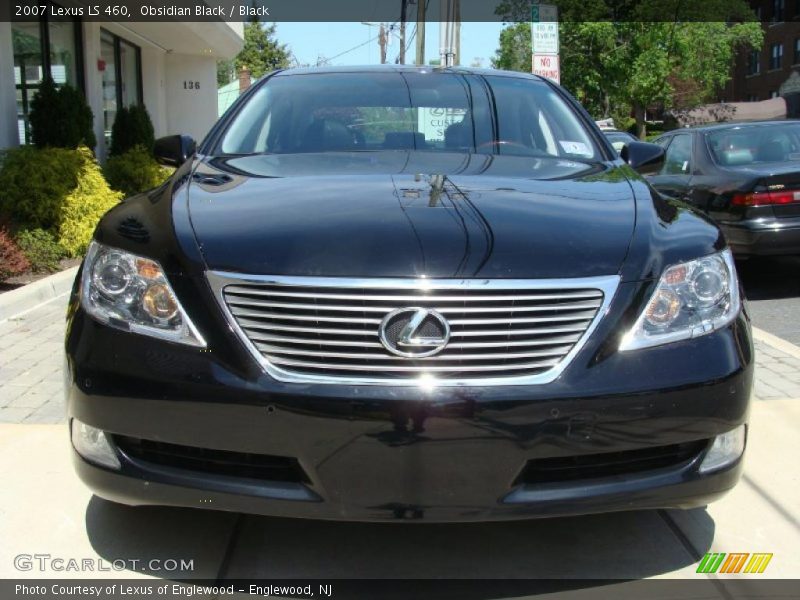 Obsidian Black / Black 2007 Lexus LS 460