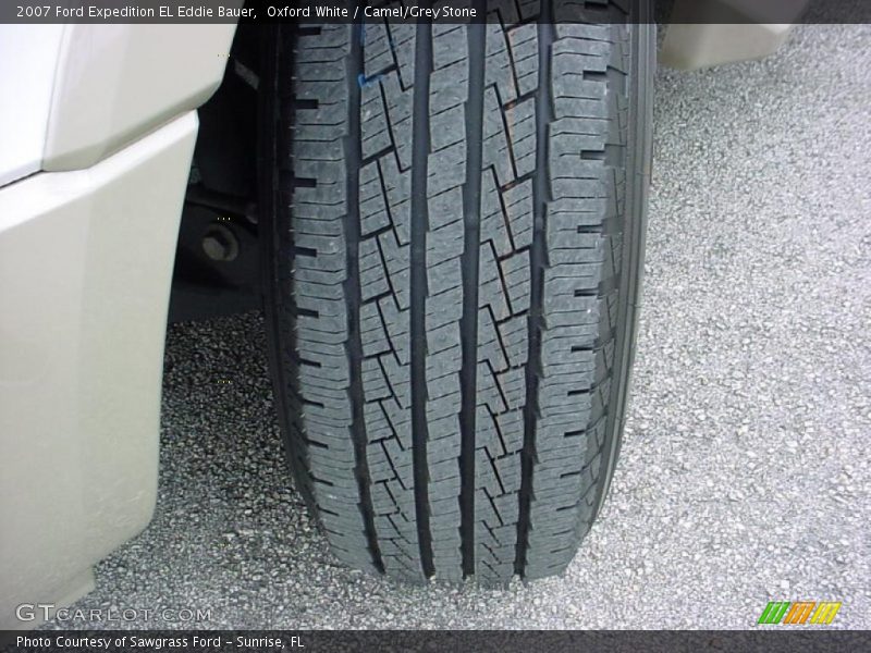 Oxford White / Camel/Grey Stone 2007 Ford Expedition EL Eddie Bauer