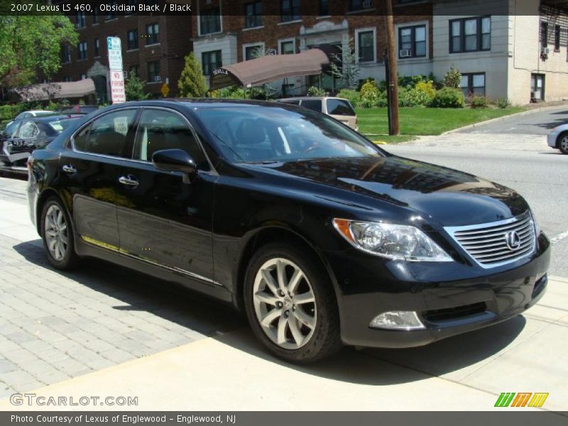 Obsidian Black / Black 2007 Lexus LS 460