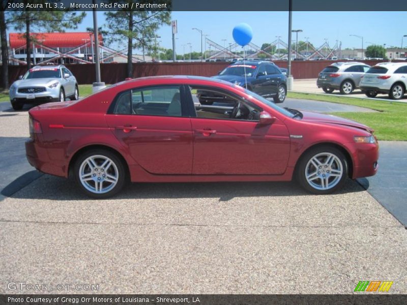 Moroccan Red Pearl / Parchment 2008 Acura TL 3.2