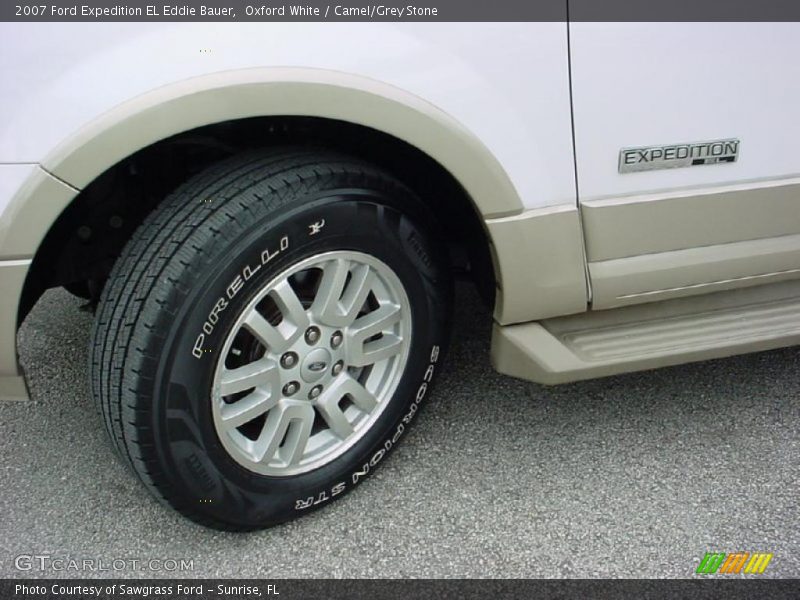 Oxford White / Camel/Grey Stone 2007 Ford Expedition EL Eddie Bauer