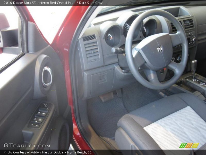 Inferno Red Crystal Pearl / Dark Slate Gray 2010 Dodge Nitro SE