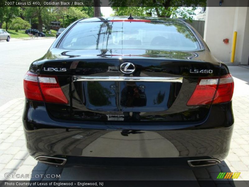 Obsidian Black / Black 2007 Lexus LS 460