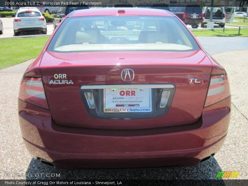 Moroccan Red Pearl / Parchment 2008 Acura TL 3.2