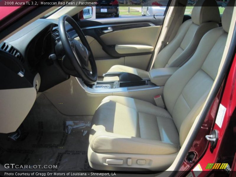 Moroccan Red Pearl / Parchment 2008 Acura TL 3.2