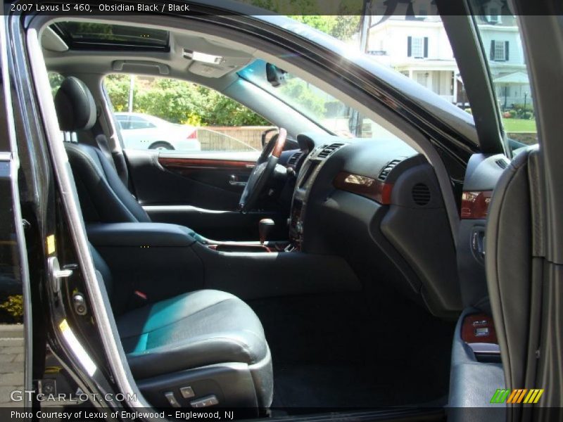 Obsidian Black / Black 2007 Lexus LS 460