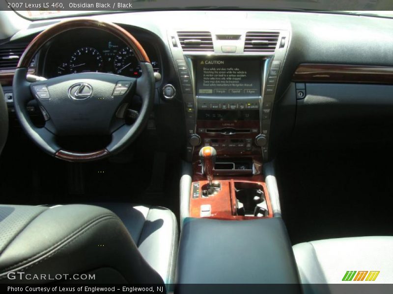 Obsidian Black / Black 2007 Lexus LS 460
